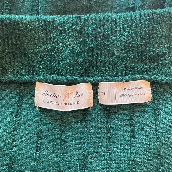 Anthropologie Meadow Rue Green Skater Skirt - Picture 6 of 8